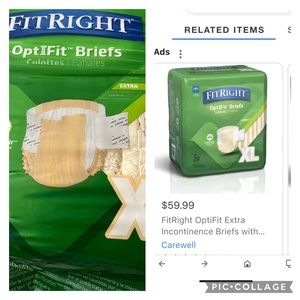 2 packed of 20pcs.OptIFit Briefs ( NEW)